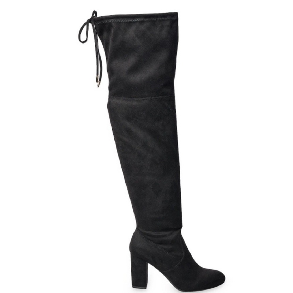 SO Over the Knee Black Boots